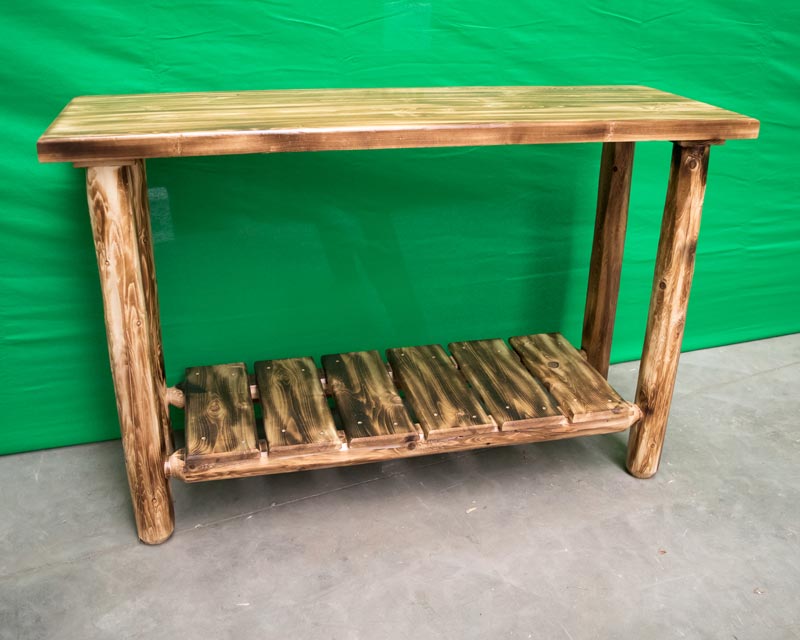 Northern Torched Cedar Sofa Table
