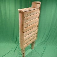 Cedar Log Mailbox Stand